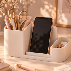 Lumié Desk Organizer – Telefoonhouder & Organizer