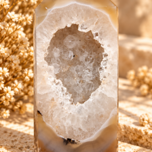 Agaat Geode Toren – Natuurlijke Kristalopening | 548g