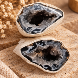Agaat Geode Paar # 10