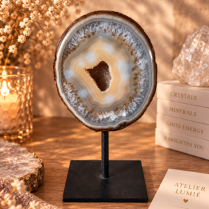 Agaat Geode op Standaard – 700 gram