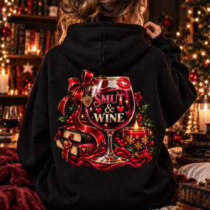 Smut & Wine Hoodie | BookTok Romance Reader Hoodie