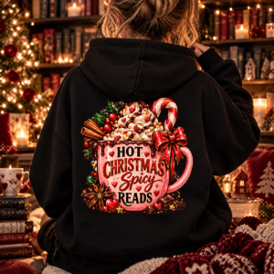 Hot Spicy Christmas Reads Hoodie | BookTok Kerst Hoodie